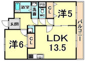 尼崎市武庫之荘５丁目 5階建 築47年のイメージ