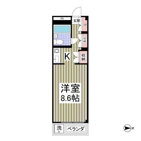 同じ建物の物件間取り写真 - ID:210002670774