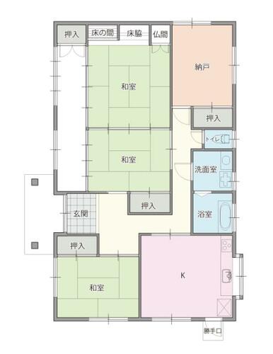 detached 大分県別府市大字内竈
