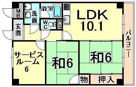 同じ建物の物件間取り写真 - ID:228048546467