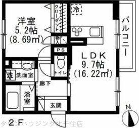 東京都足立区足立３丁目(賃貸マンション1LDK・2階・41.58㎡)の写真 その2