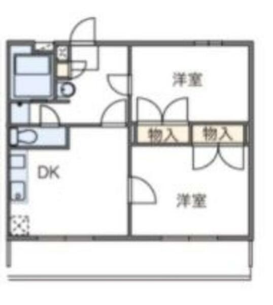 兵庫県神戸市西区大沢２丁目(賃貸アパート2DK・1階・46.37㎡)の写真 その2