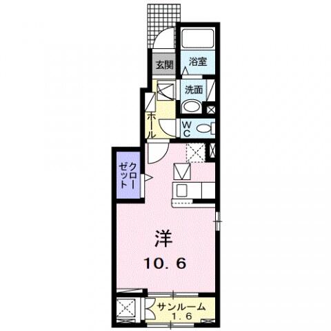 ドゥーベル 101｜静岡県浜松市中央区佐鳴台４丁目(賃貸アパート1R・1階・32.23㎡)の写真 その2