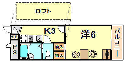 レオパレスクレール福田 202｜兵庫県神戸市垂水区福田５丁目(賃貸アパート1K・2階・19.87㎡)の写真 その2