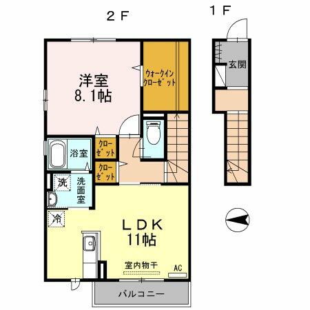 同じ建物の物件間取り写真 - ID:236002820852