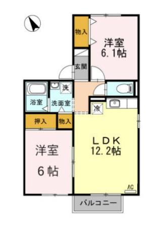 同じ建物の物件間取り写真 - ID:224004813696