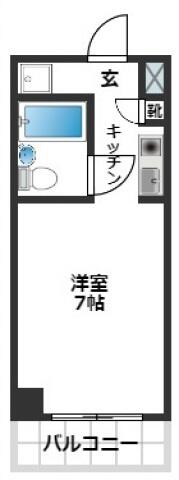 スカイコートエクセレント荻窪 502｜東京都杉並区荻窪５丁目(賃貸マンション1R・5階・16.80㎡)の写真 その2