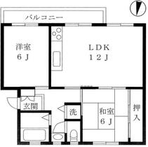 片倉台団地　２２号棟 101 ｜ 神奈川県横浜市神奈川区片倉１丁目（賃貸マンション2LDK・1階・53.87㎡） その2