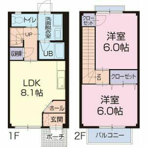 メゾン・ド・ルミエール　Ｃ 1｜愛知県碧南市日進町４丁目(賃貸タウンハウス2LDK・--・53.00㎡)の写真 その2