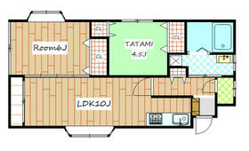 シャトルハイツ９５  ｜ 群馬県高崎市大沢町（賃貸アパート2LDK・2階・50.04㎡） その2