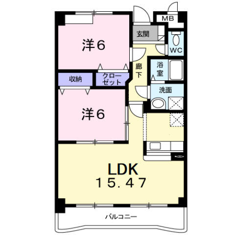 同じ建物の物件間取り写真 - ID:227081977280