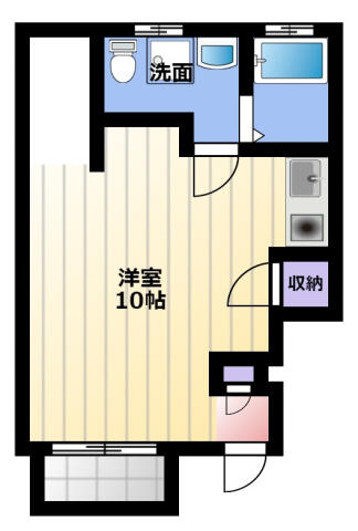 ノースビレッジＩ 103｜静岡県湖西市梅田(賃貸アパート1R・1階・23.53㎡)の写真 その2