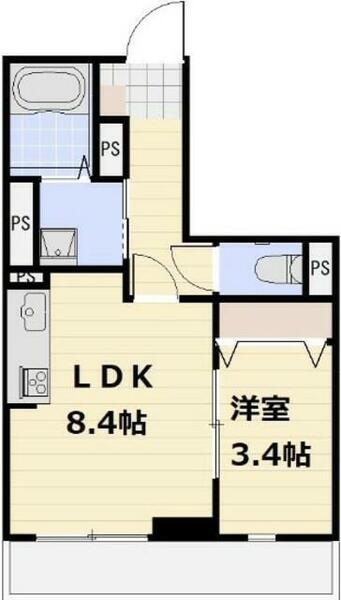 スマートグラン浦和岸町｜埼玉県さいたま市浦和区岸町５丁目(賃貸マンション1LDK・1階・33.29㎡)の写真 その2