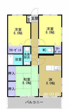 同じ建物の物件間取り写真 - ID:246005328130