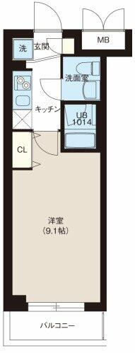 レオーネ志村坂上 309｜東京都板橋区坂下１丁目(賃貸マンション1K・3階・25.80㎡)の写真 その2