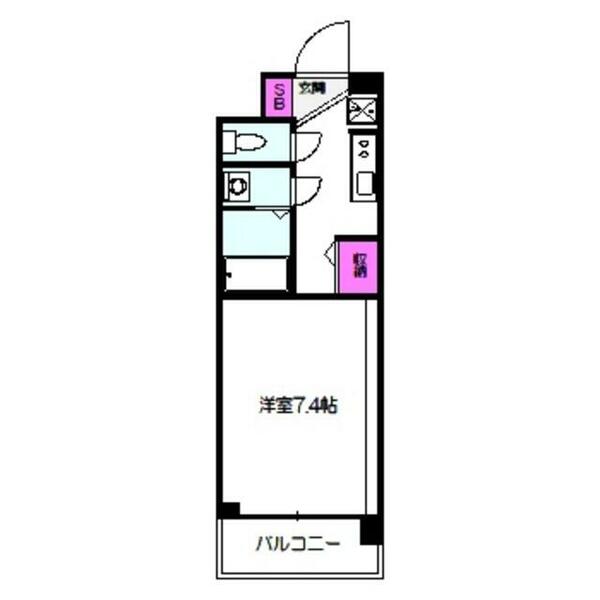 スプランディッド放出｜大阪府大阪市鶴見区放出東３丁目(賃貸マンション1K・12階・23.14㎡)の写真 その2