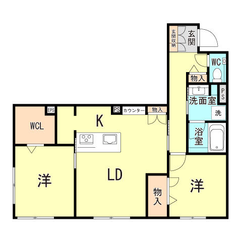 同じ建物の物件間取り写真 - ID:228048649305