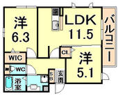 尼崎市田能３丁目 3階建 築11年のイメージ