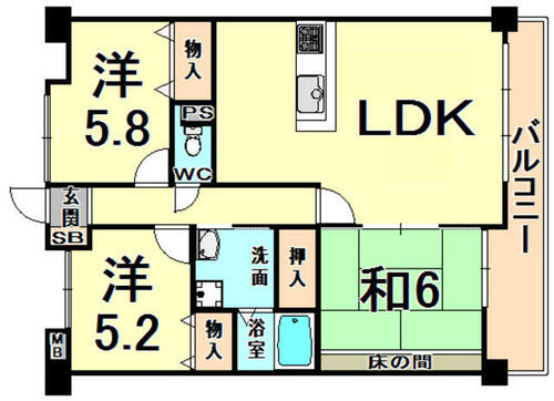 同じ建物の物件間取り写真 - ID:228049145611