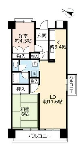 同じ建物の物件間取り写真 - ID:228050235503