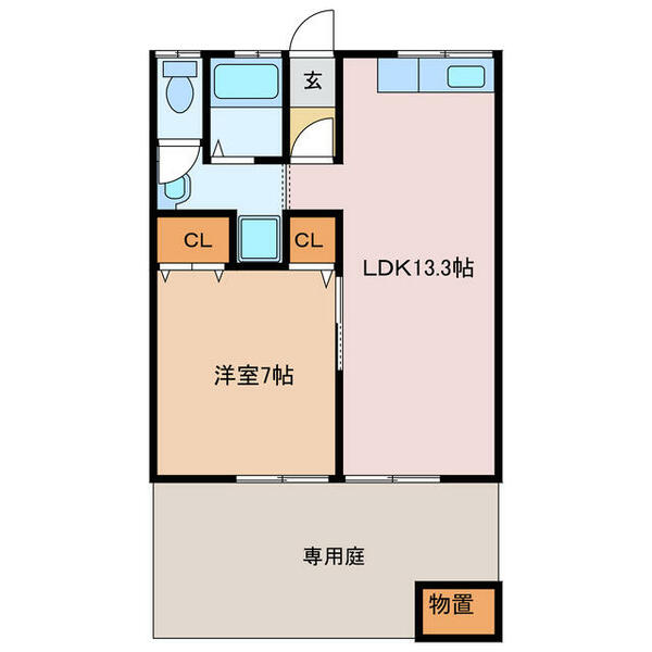 三重県伊勢市御薗町上條(賃貸一戸建1LDK・--・43.00㎡)の写真 その2