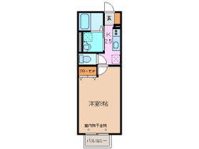 三重県鈴鹿市神戸５丁目（賃貸アパート1K・2階・26.27㎡） その2