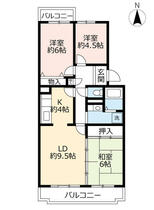 ＵＲコンフォール城山 0050306 ｜ 愛知県小牧市城山１丁目（賃貸マンション3LDK・3階・71.73㎡） その2