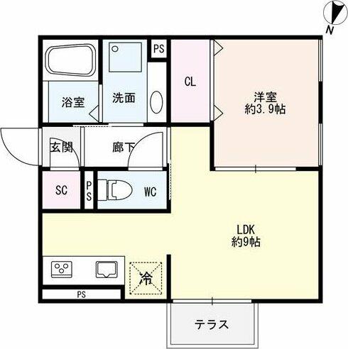 同じ建物の物件間取り写真 - ID:223032294146