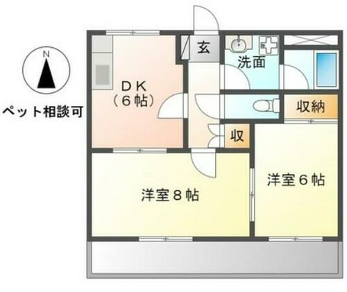 同じ建物の物件間取り写真 - ID:223032334472