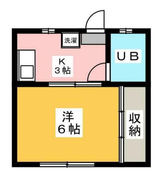 ハイツジュン２ 103｜神奈川県川崎市多摩区枡形１丁目(賃貸アパート1K・1階・24.84㎡)の写真 その2