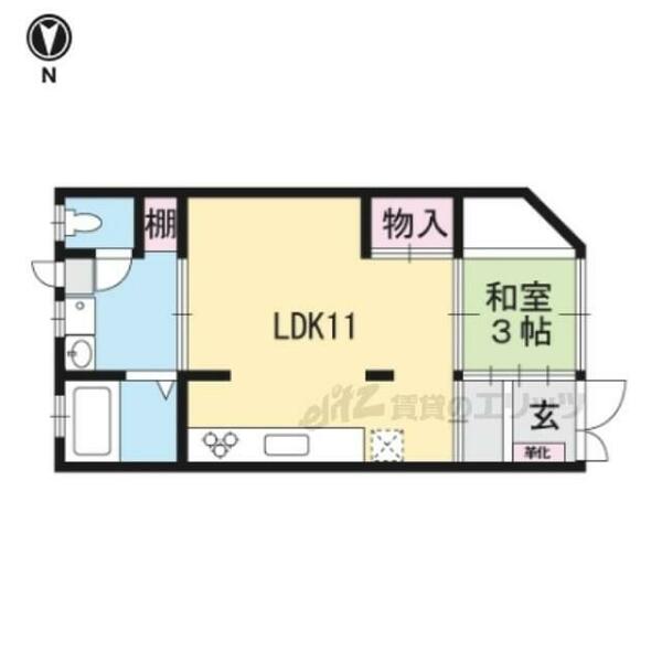 京都府京都市東山区本町１６丁目(賃貸一戸建1LDK・--・30.00㎡)の写真 その2