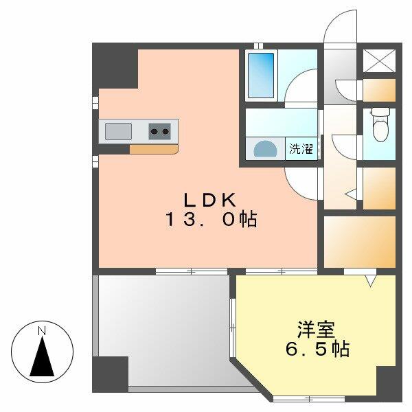 エスポワールアイ（Ｅｓｐｏｉｒ　ｉ） 303｜愛知県名古屋市西区幅下２丁目(賃貸マンション1LDK・3階・50.34㎡)の写真 その2