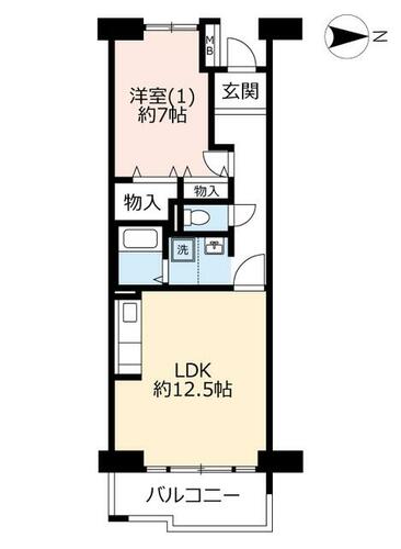 同じ建物の物件間取り写真 - ID:213107105853