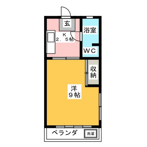 ハシバマンション 302｜東京都新宿区西早稲田３丁目(賃貸マンション1K・3階・25.92㎡)の写真 その2