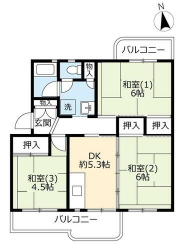 同じ建物の物件間取り写真 - ID:228046243496