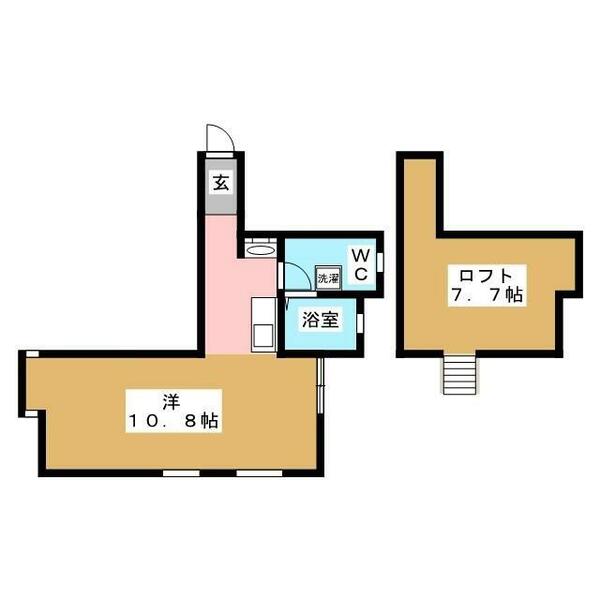 ４ｔｈ 102｜東京都八王子市小比企町(賃貸アパート1R・1階・30.37㎡)の写真 その2