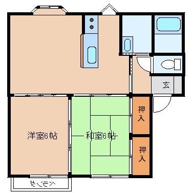 リバーサイド３ 101｜新潟県三条市東新保(賃貸アパート2LDK・1階・59.62㎡)の写真 その2