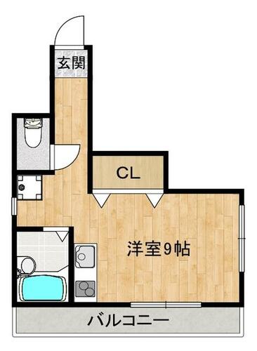 同じ建物の物件間取り写真 - ID:211046834875