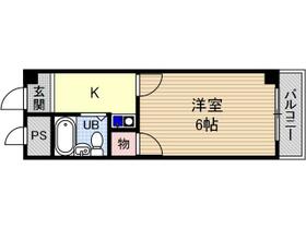 コーポナーサリー 205 ｜ 大阪府茨木市舟木町（賃貸マンション1K・2階・18.00㎡） その2