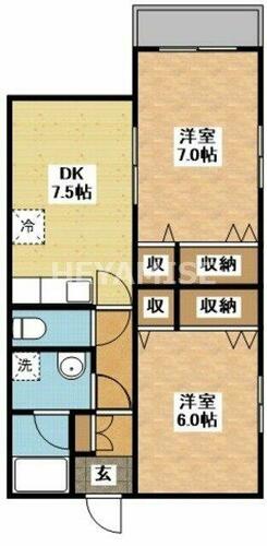 同じ建物の物件間取り写真 - ID:242001470584