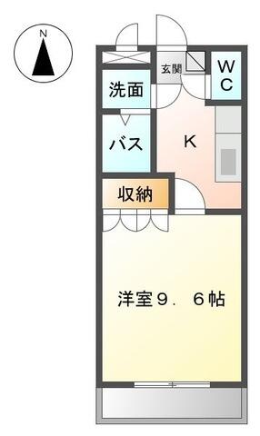 サンシャイン明和 202｜愛知県常滑市明和町１丁目(賃貸アパート1K・2階・32.04㎡)の写真 その2