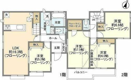 同じ建物の物件間取り写真 - ID:211046408397