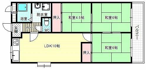 同じ建物の物件間取り写真 - ID:227081801825