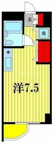 ハイホーム流山 501｜千葉県流山市南流山２丁目(賃貸マンション1R・5階・19.46㎡)の写真 その2