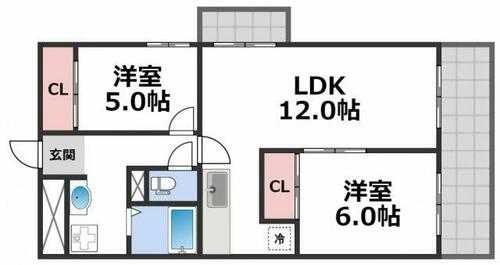 同じ建物の物件間取り写真 - ID:227083225118