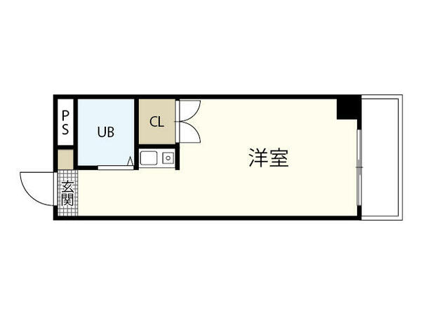 グリーンハイツ庚午｜広島県広島市西区庚午中３丁目(賃貸マンション1R・3階・17.40㎡)の写真 その2