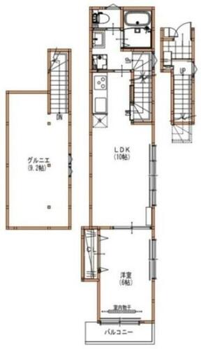 同じ建物の物件間取り写真 - ID:213102366204