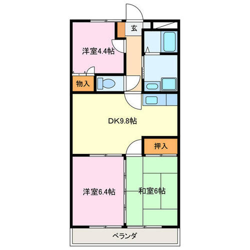 同じ建物の物件間取り写真 - ID:224004840011