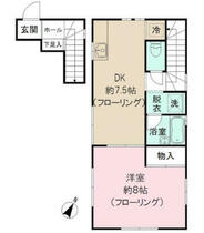 メゾン・ド・ルルス・トロワ  ｜ 東京都新宿区西早稲田２丁目（賃貸アパート1DK・2階・41.81㎡） その2