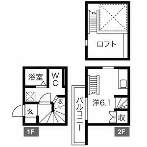 Ｆｅｃｔ　Ｒａｙｓ（フェクトレイズ） J｜愛知県名古屋市南区白水町(賃貸アパート1K・1階・25.20㎡)の写真 その2